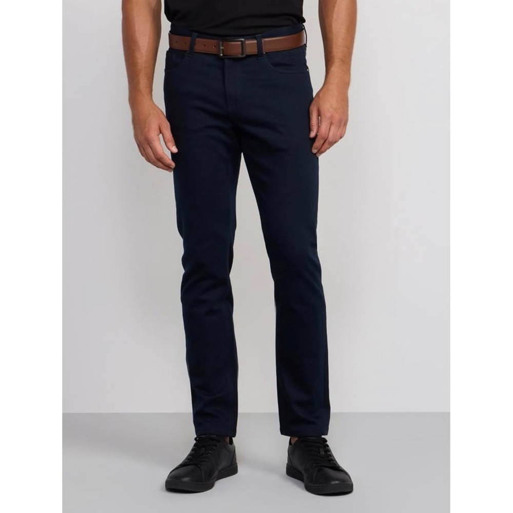 Jack Archer Anytime 5 Pocket Pants Mens Stretch Denim Chino Slim New Blue 40x28